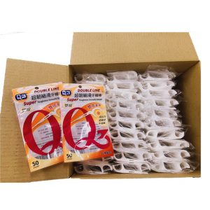 Q3超韌細滑雙線牙線棒 3000支